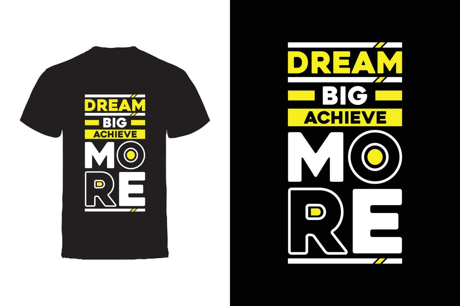 Vector T-shirt design. Motivational Quotes Typography Vector T-shirt design.