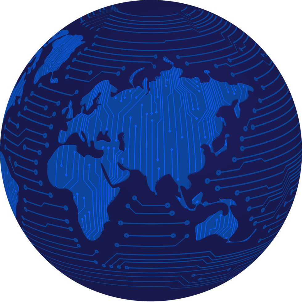 Modern Cybersecurity Technology Background with shield png