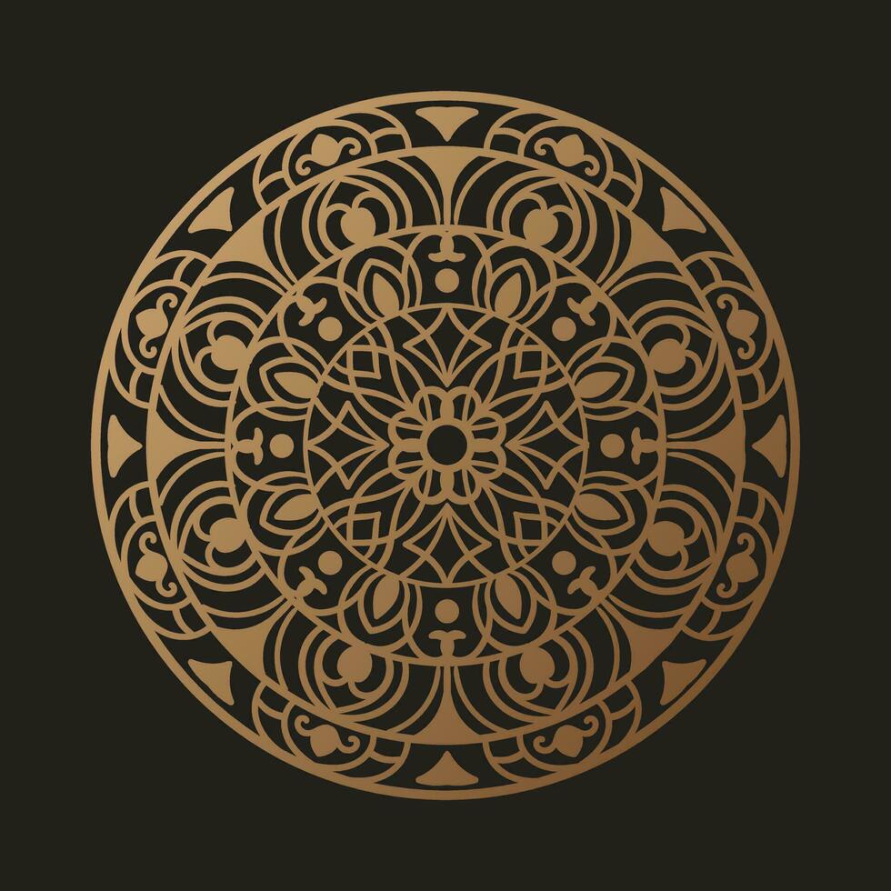 ornamental mandala illustration vector design