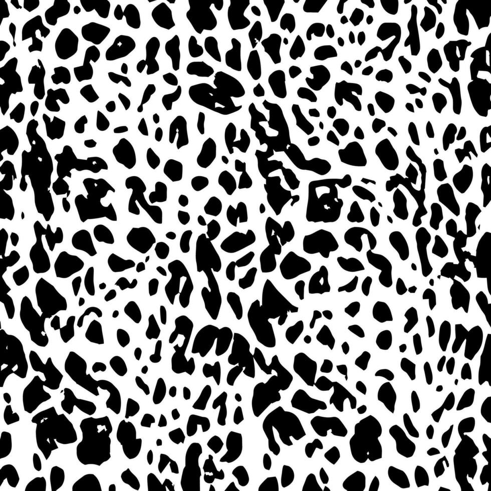 Leopard bold round motif pattern. Leopard skin design for fabric processing industry vector