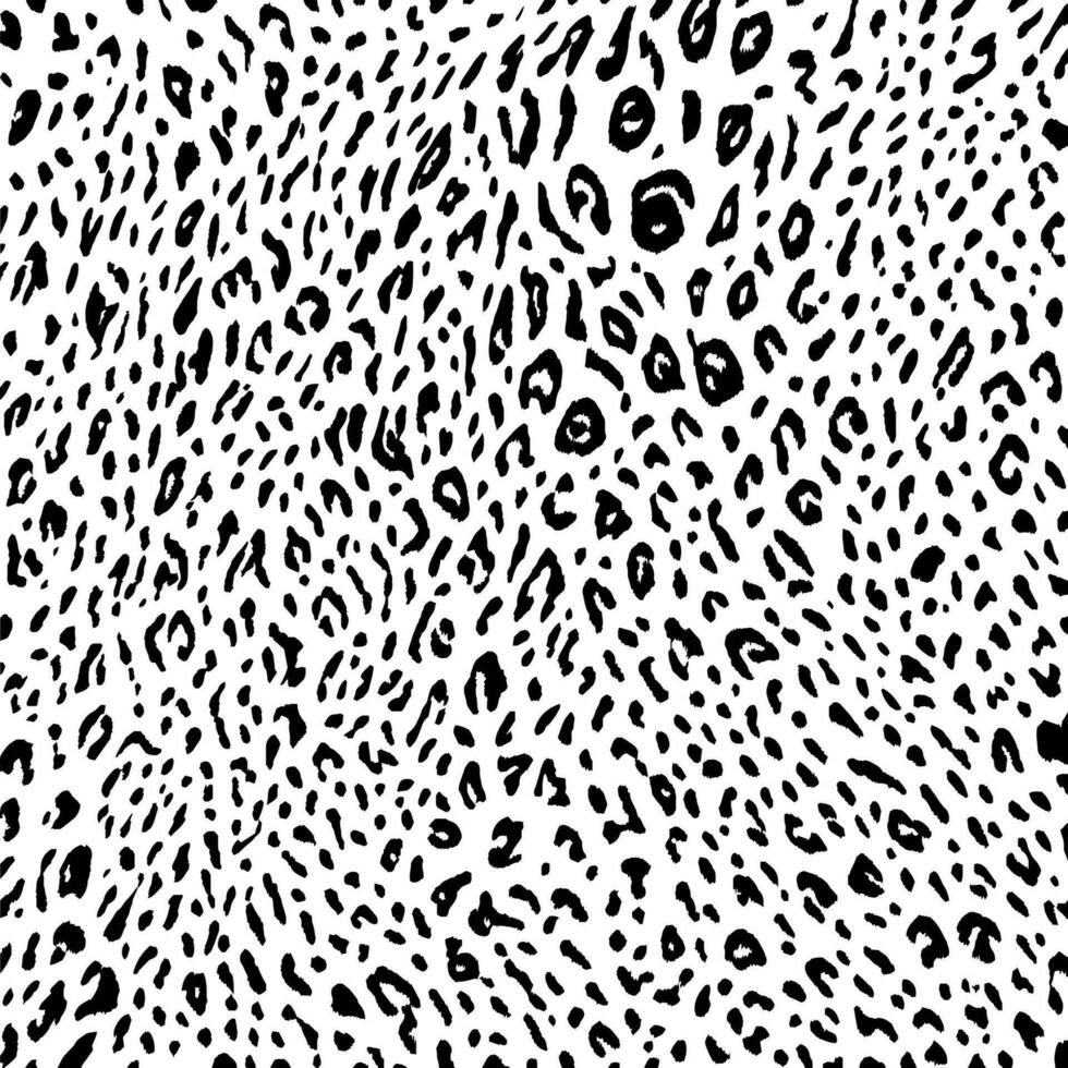 resumen sin costura leopardo modelo vector. resumen animal piel modelo. tigre, leopardo, pantera, guepardo, jaguar piel. negro y blanco camuflaje piel antecedentes vector