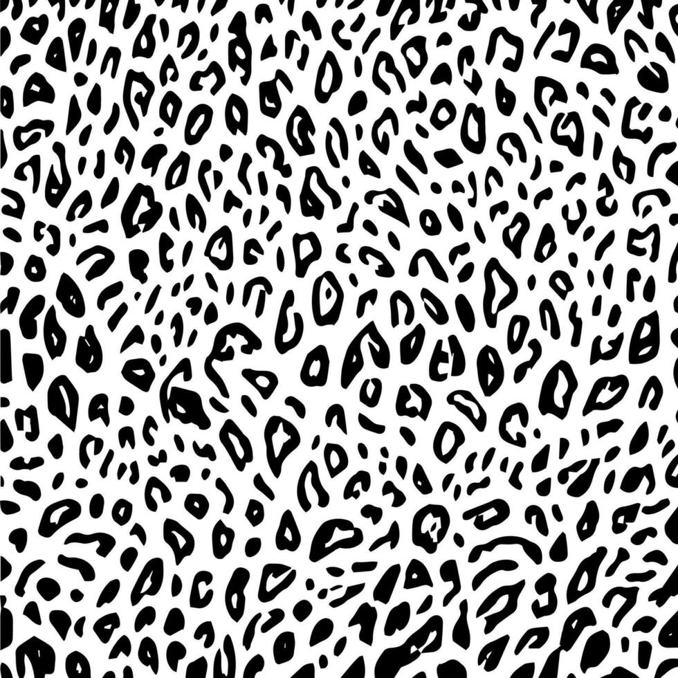 Abstract irregular round texture of leopard skin. Fabric design pattern to produce luxury fashion vector
