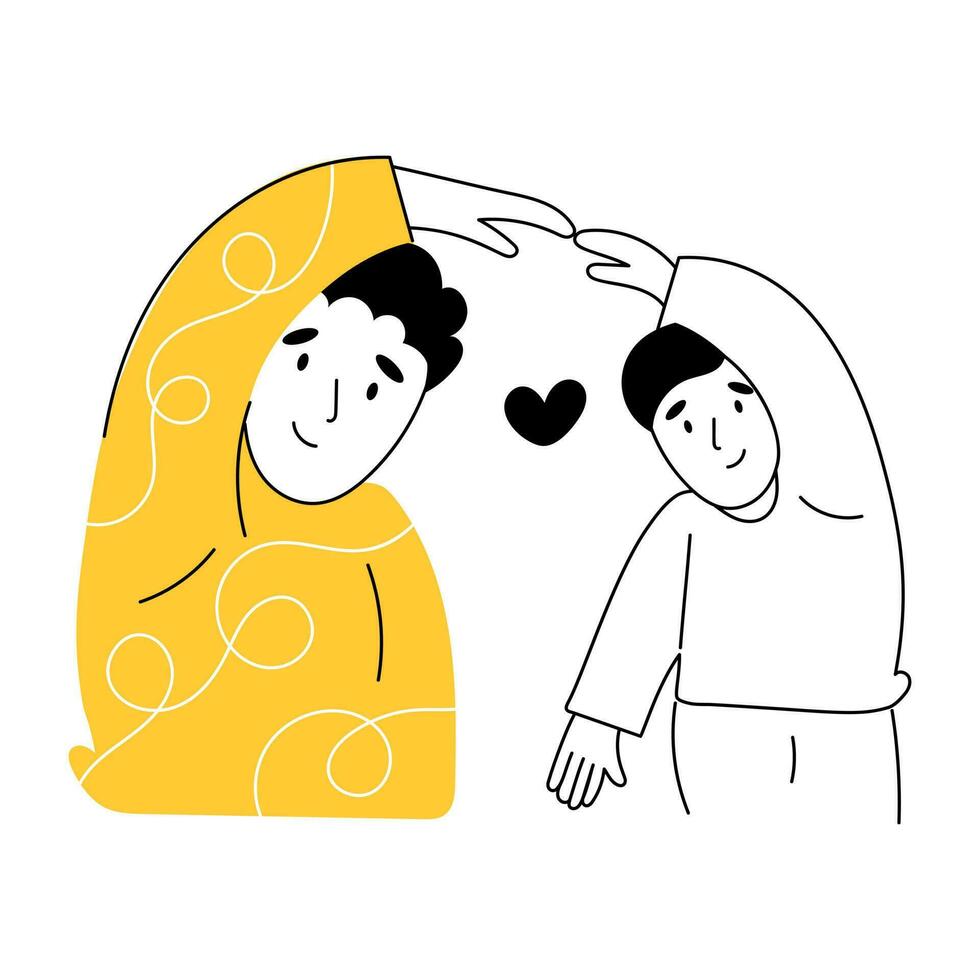 Trendy Brothers Bonding vector