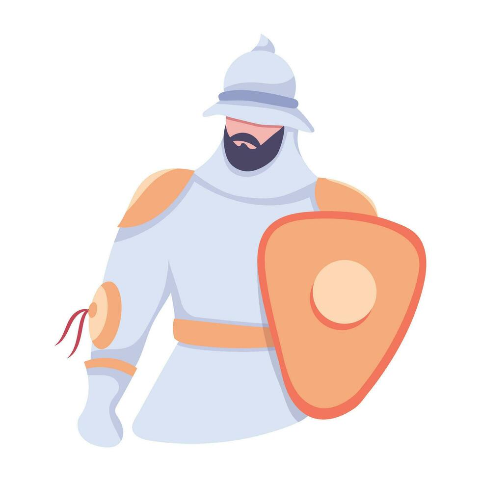 Trendy Parthian Warrior vector