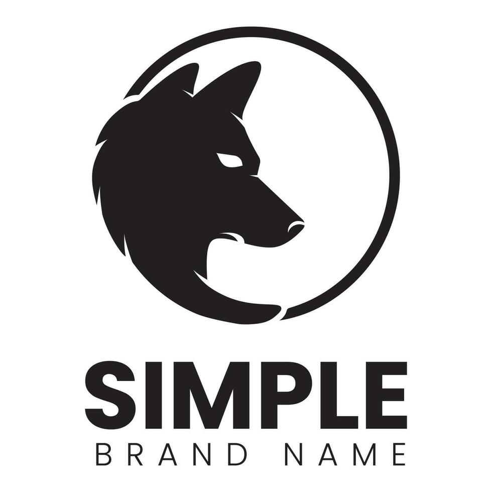 simple-logo-design-template-with-a-wolf-head-icon-in-a-black-circle