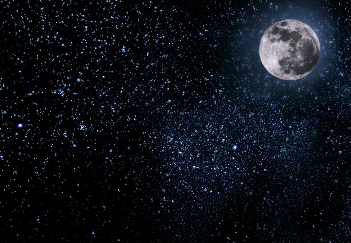 moon background  with black photo