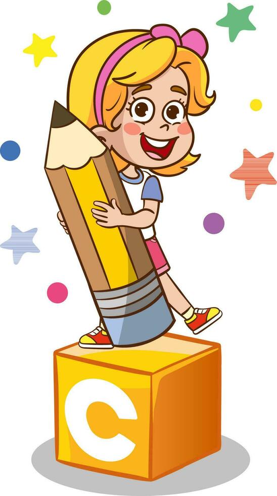 kid education vector illustration design