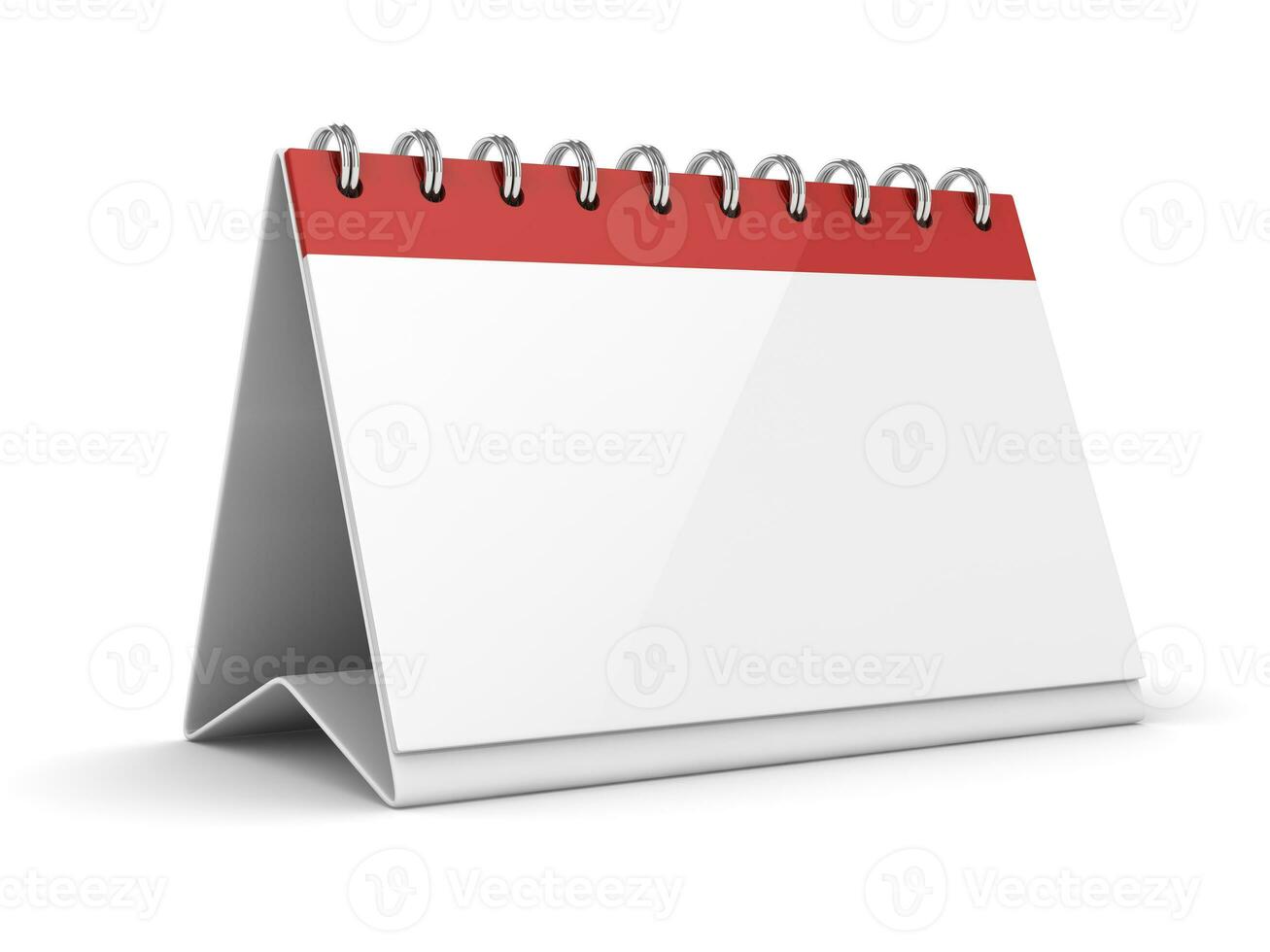 3d Render of Blank Calendar photo