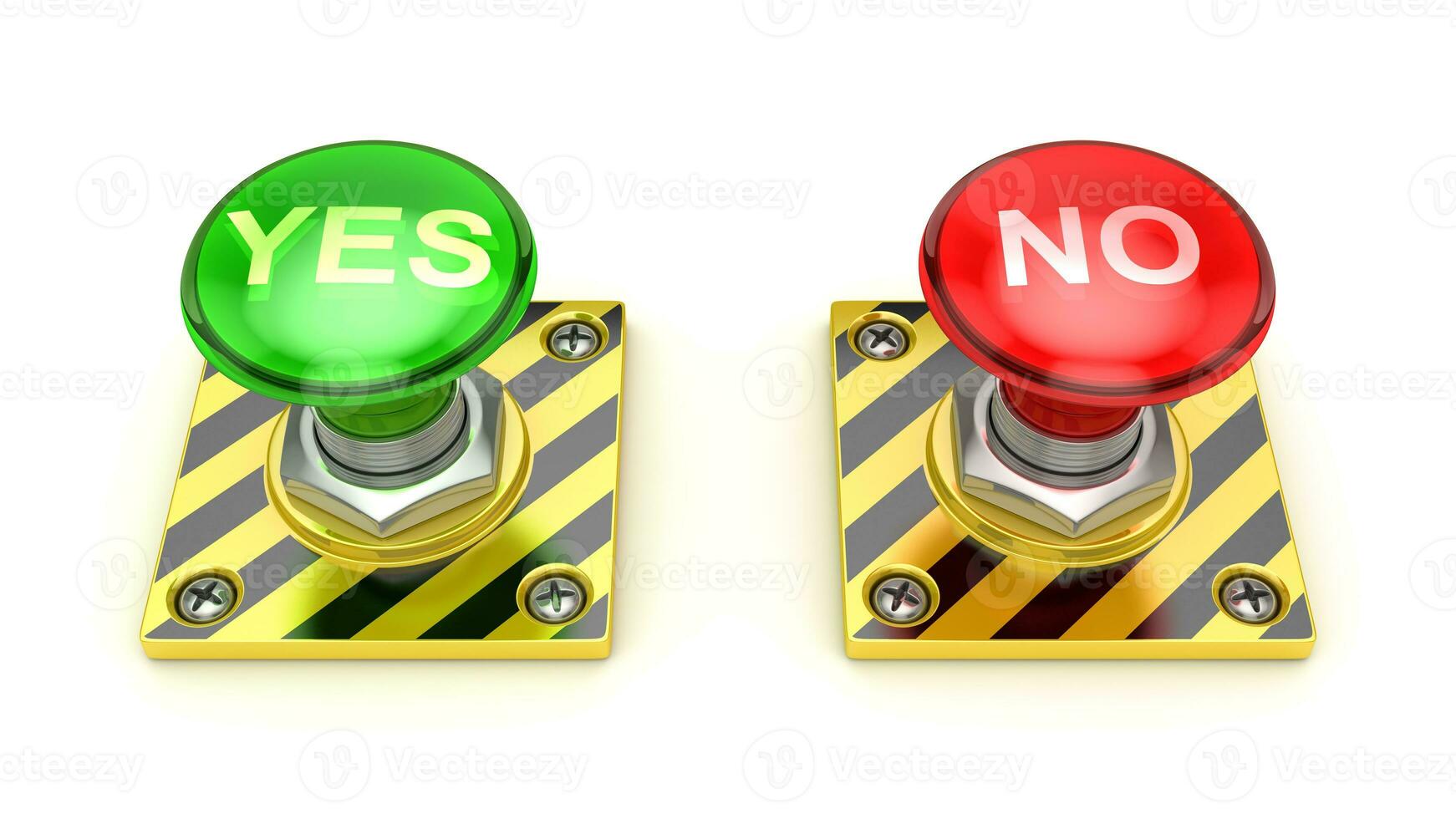 Yes No Button photo