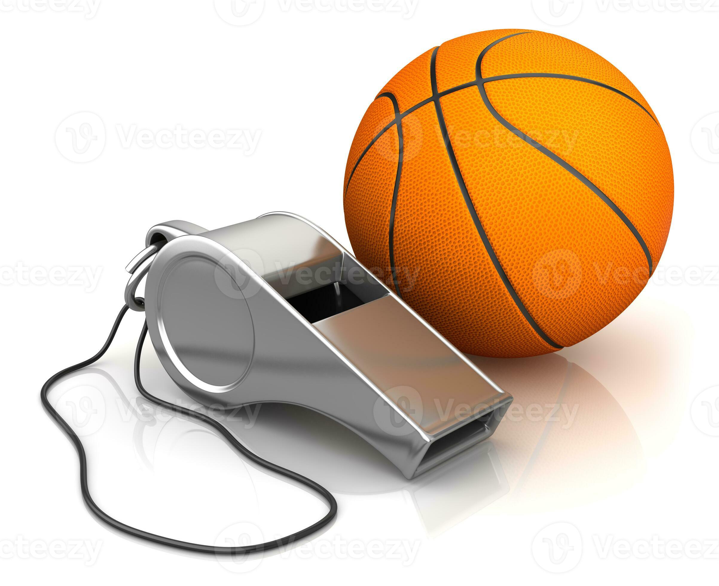Whistle and Basketball 24644571 Stock Photo at Vecteezy