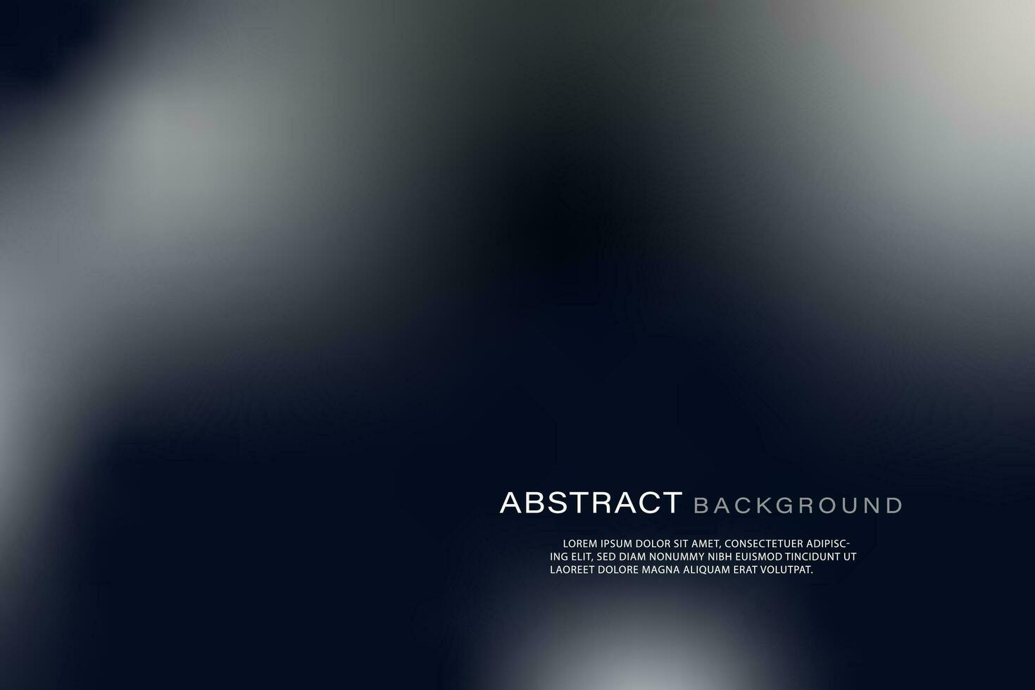 Vector dark gradient abstract background. Banner design