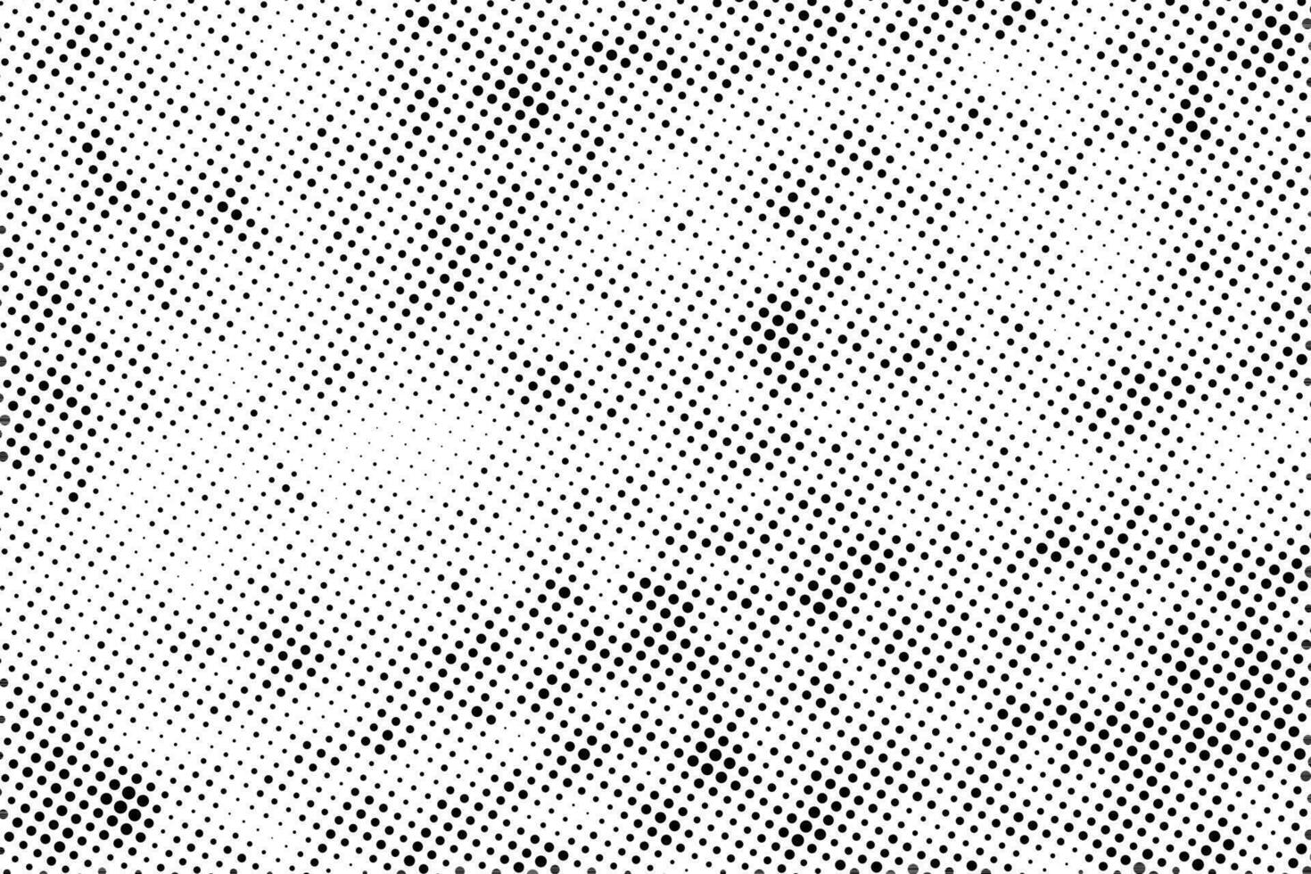 Vector grunge vintage halftone texture. Abstract black dots pattern.