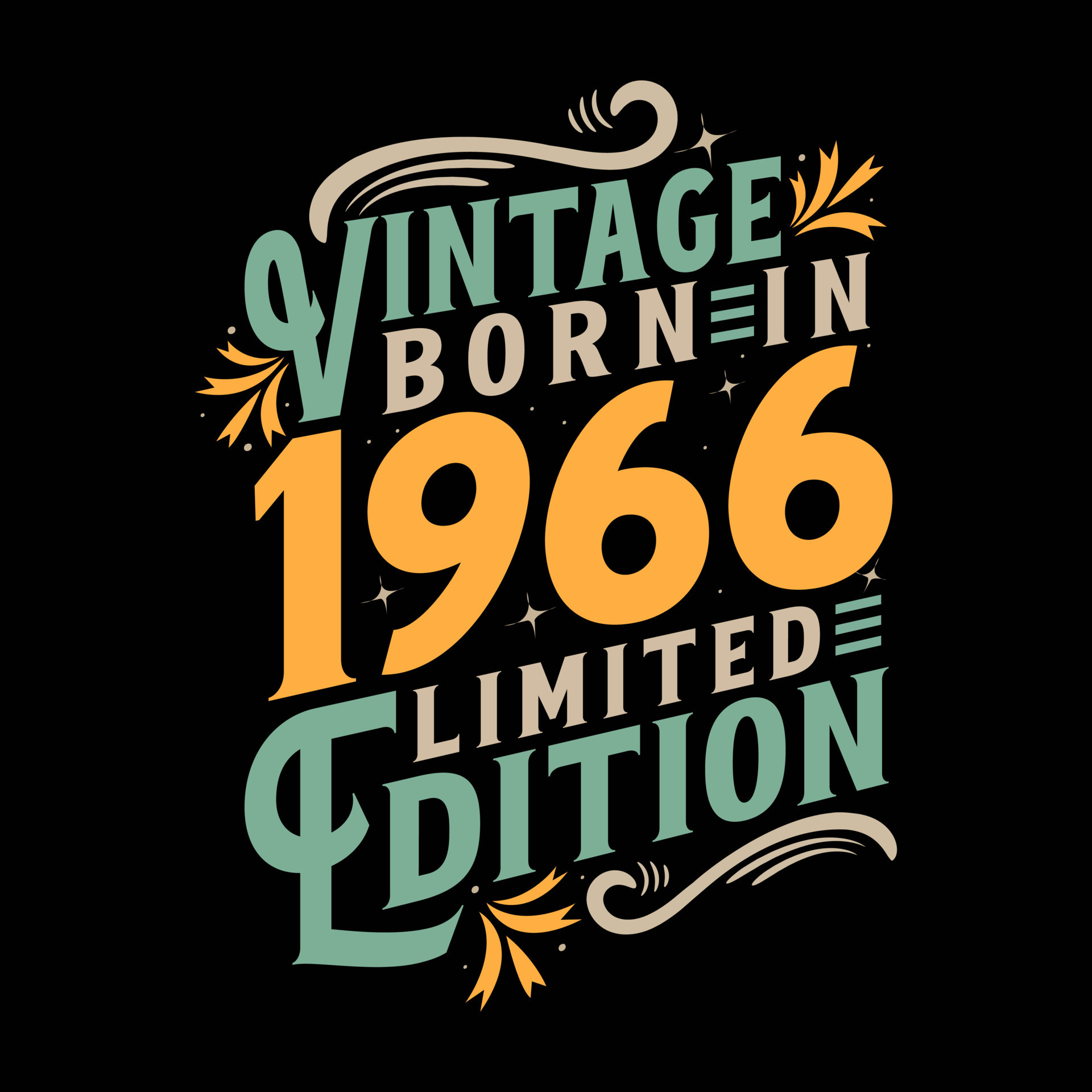 Born In 1966 How Old In 2024 Vintage Born in 1966, Born in Vintage 1966 Birthday Celebration