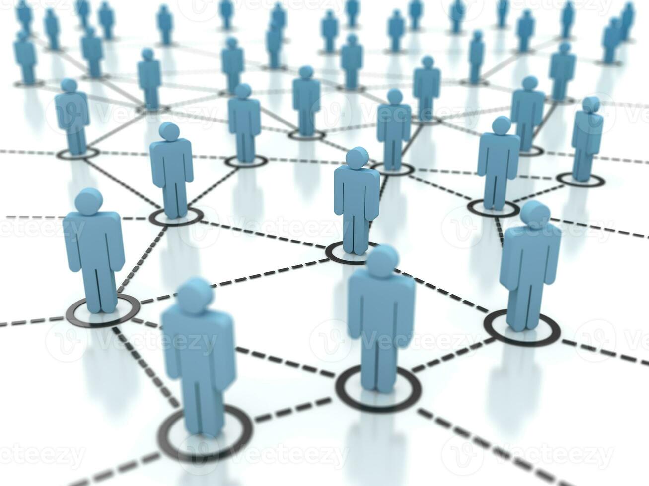 Network People 3d Render photo