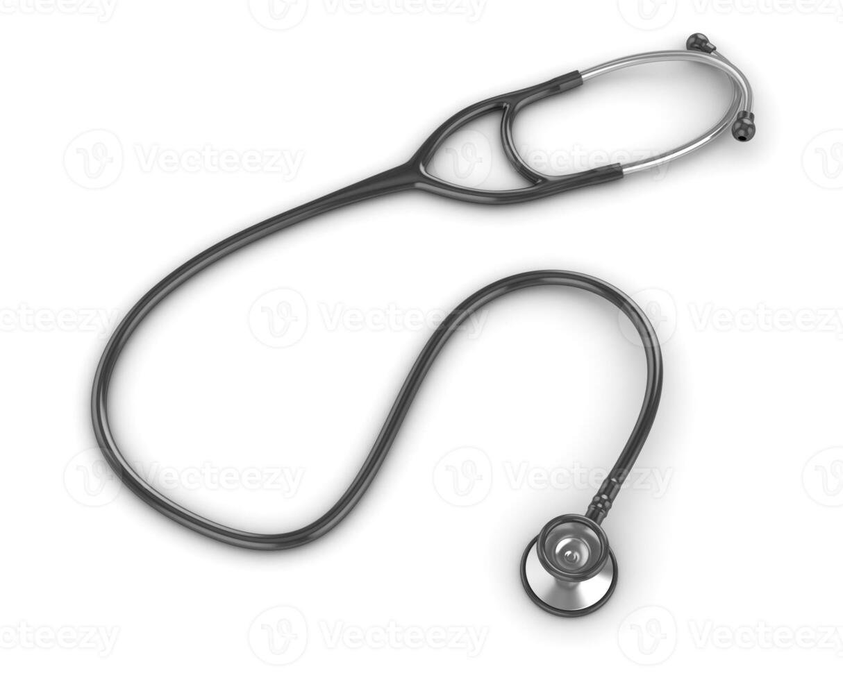 3d render of stethoscope photo