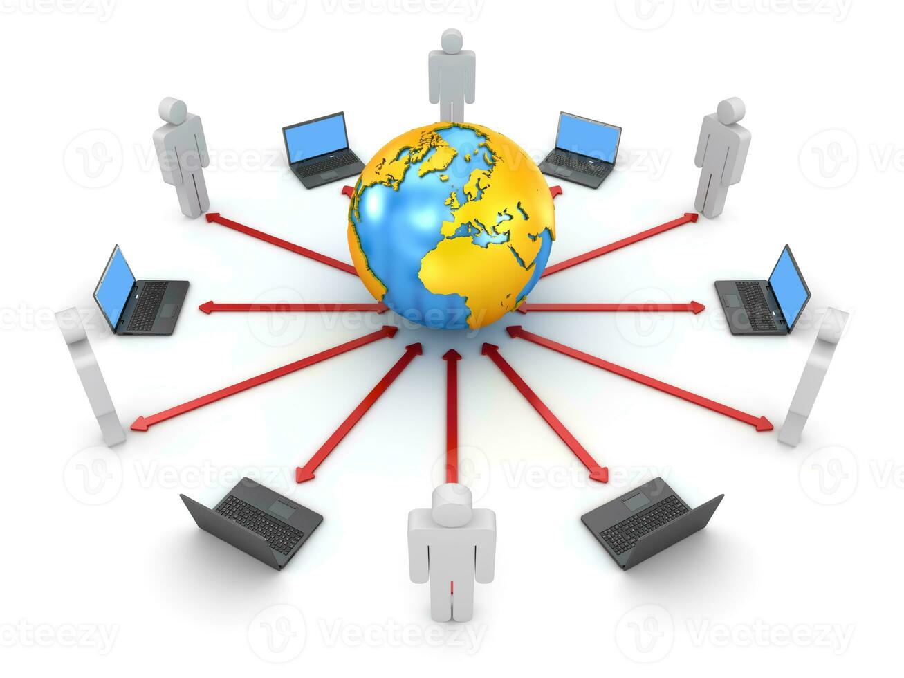 global comunicaciones concepto foto