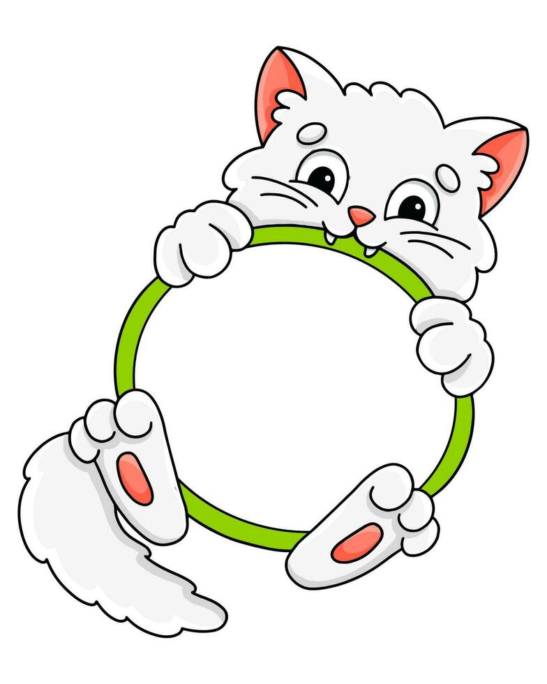 Cartoon character. Isolated on white background. Design element. Template for your design, books, stickers, cards. Vector illustration.