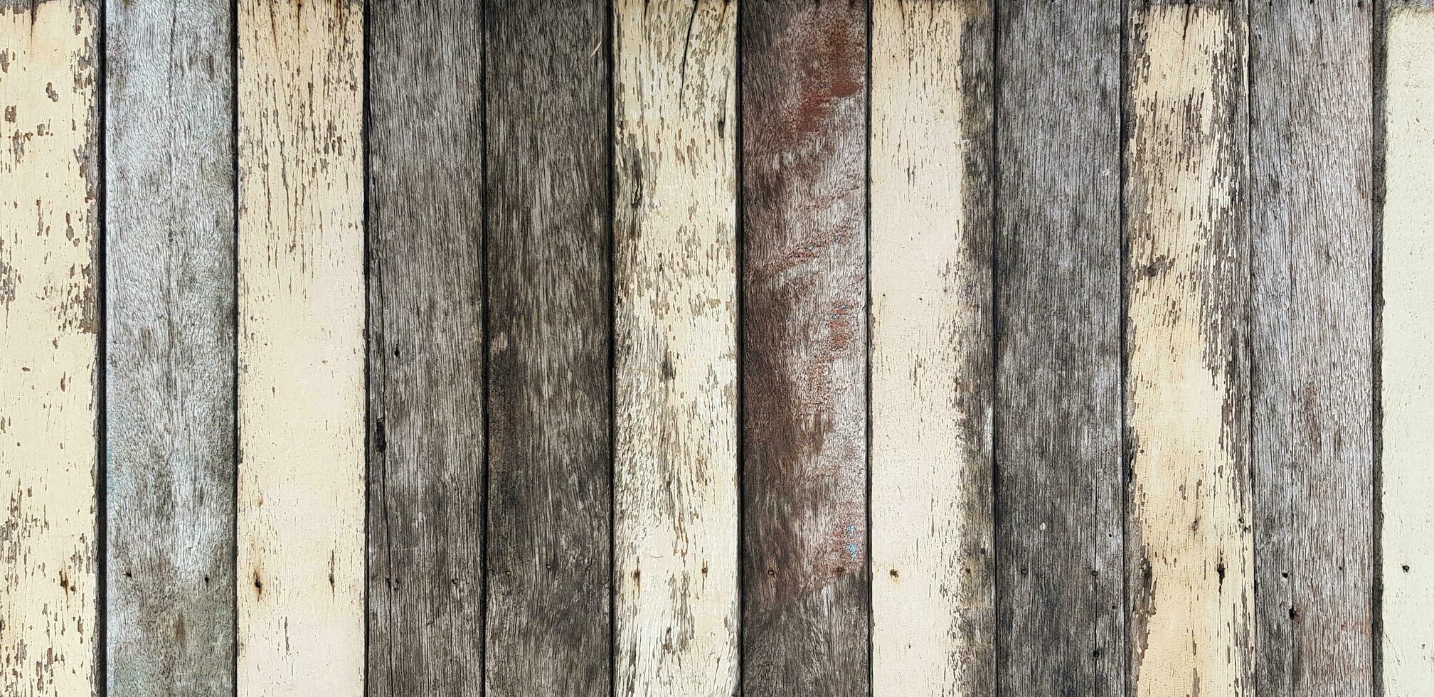 Old or grunge wooden frame or panel for background - Art or Abstract wallpaper photo