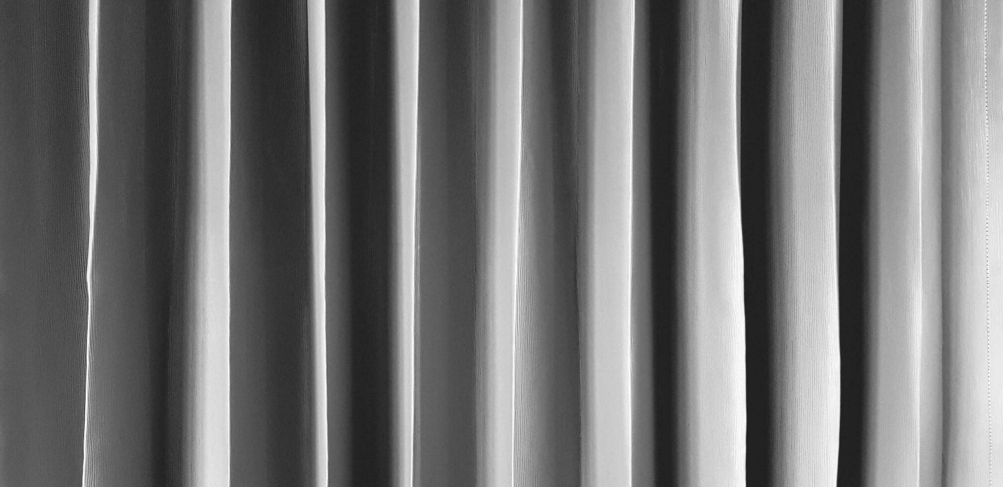 Pattern line of gray or Grey curtain for background. Art wallpaper photo
