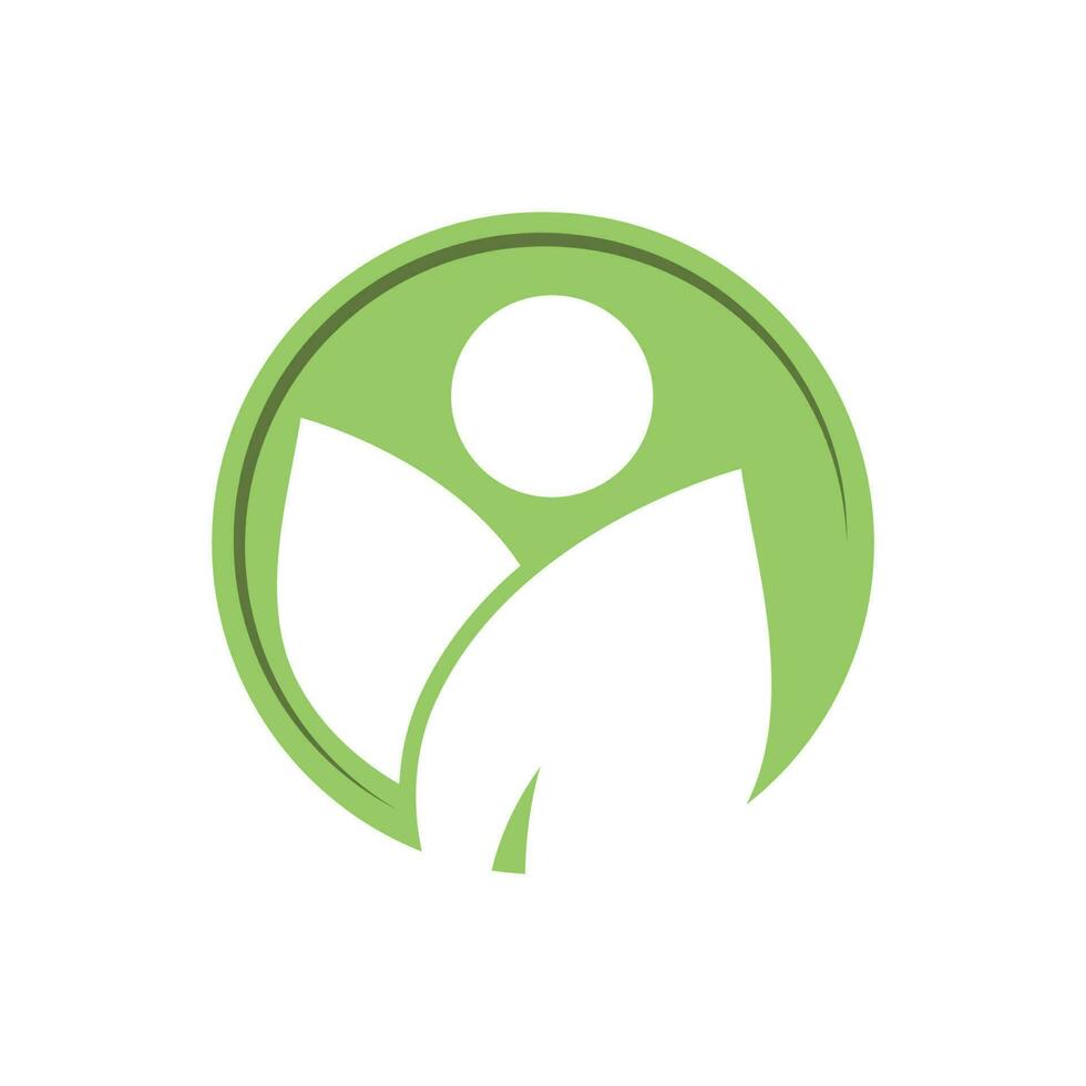Logos of green leaf ecology nature element vector icon