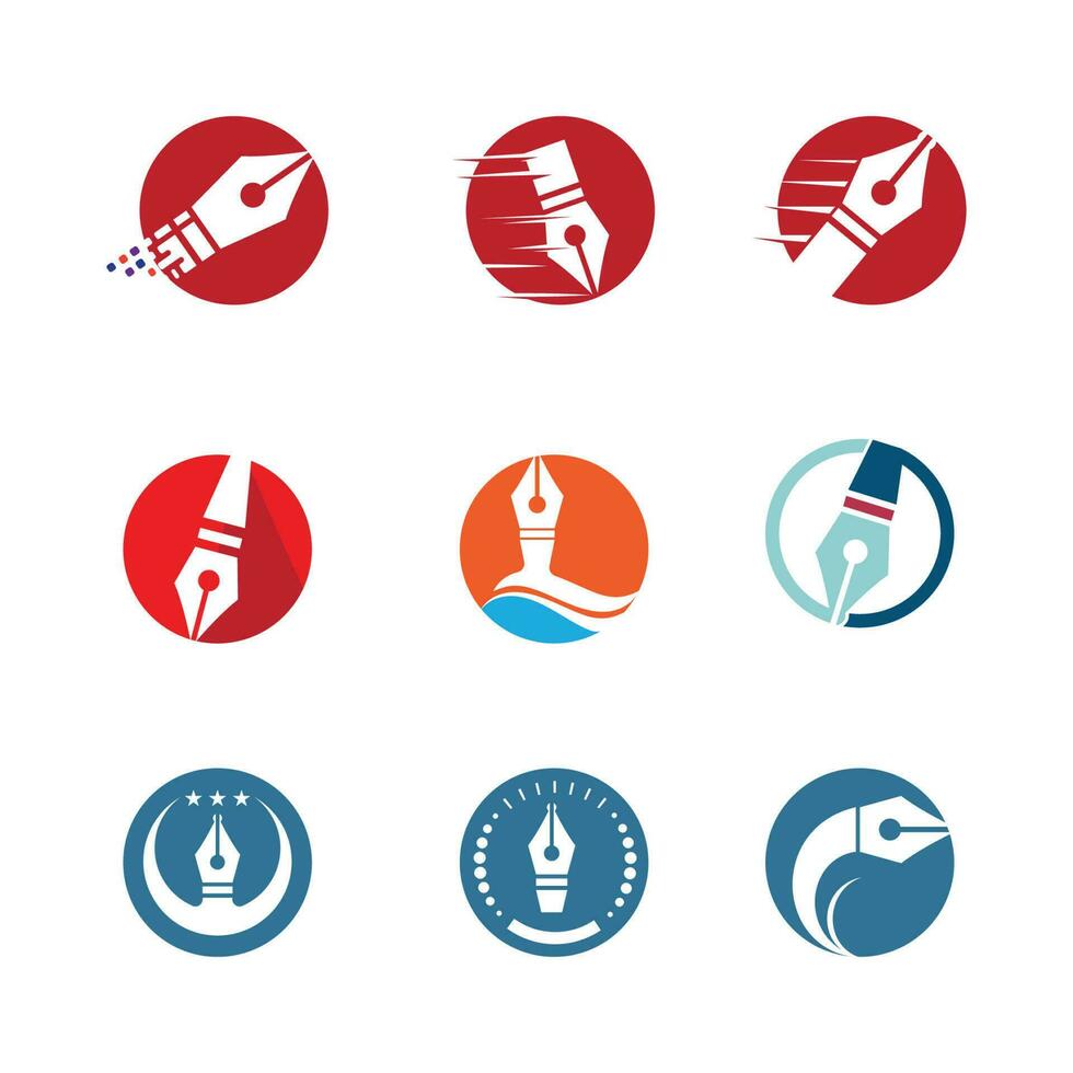 Nib Logo Template vector symbol
