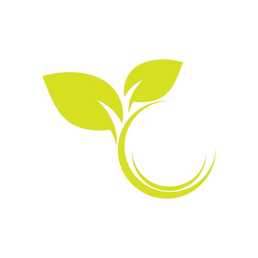 logotipos de hoja verde ecología naturaleza elemento vector icono