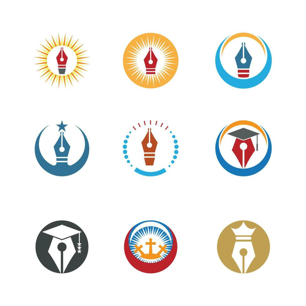 Nib Logo Template vector symbol