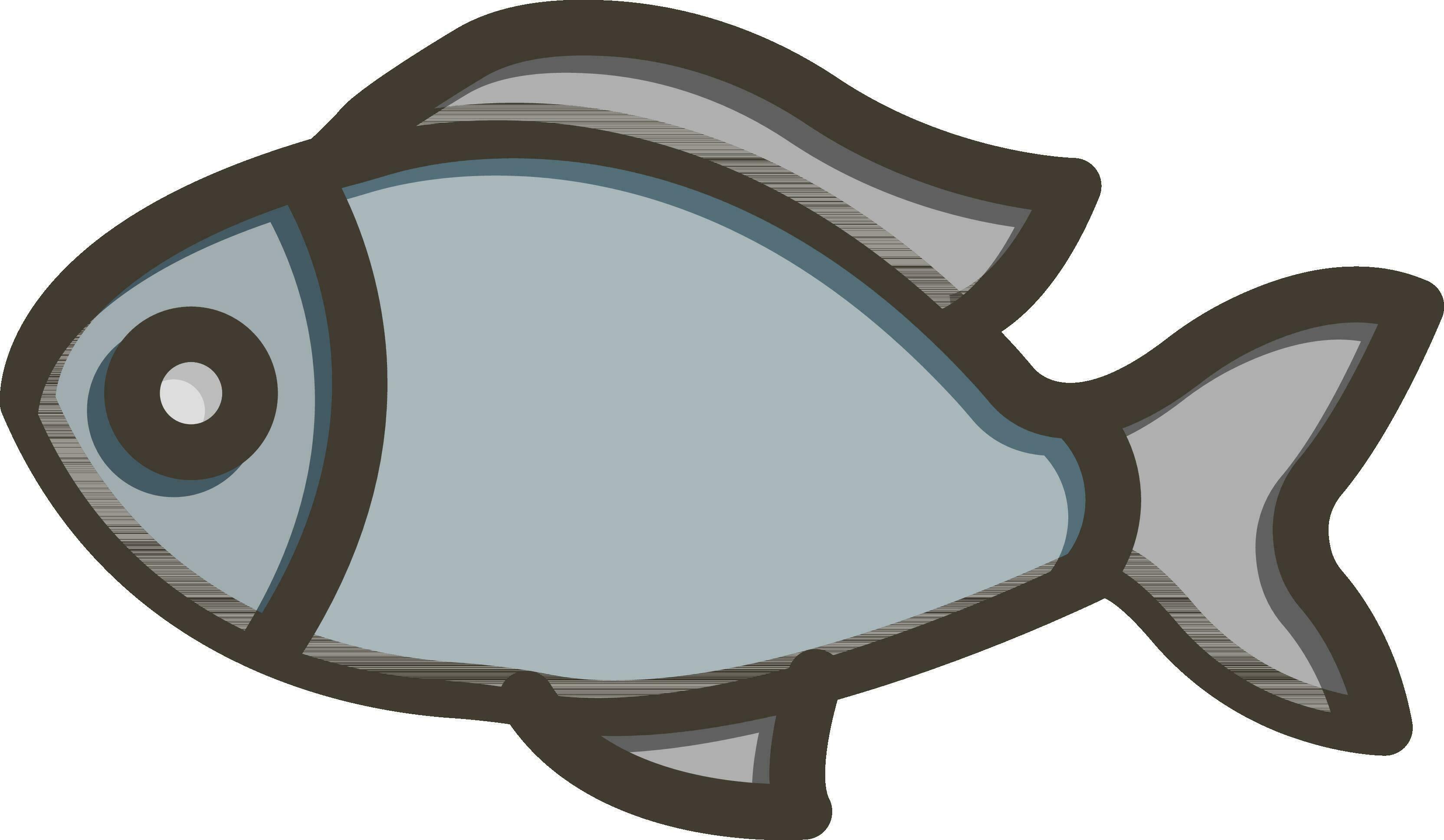 Fish Vector Thick Line Filled Colors Icon Design 24647044 Vector Art at