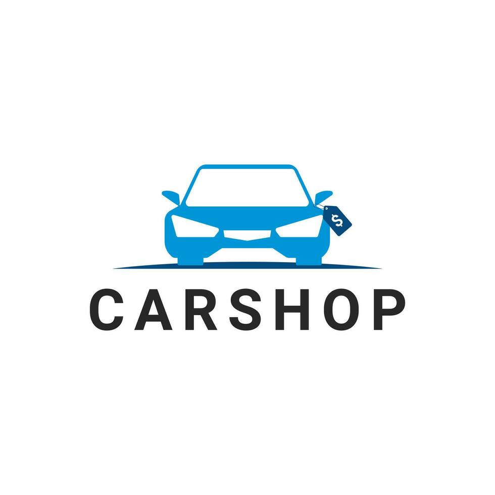 Car Shop Logo  Design Template For Business Car Dealer vector