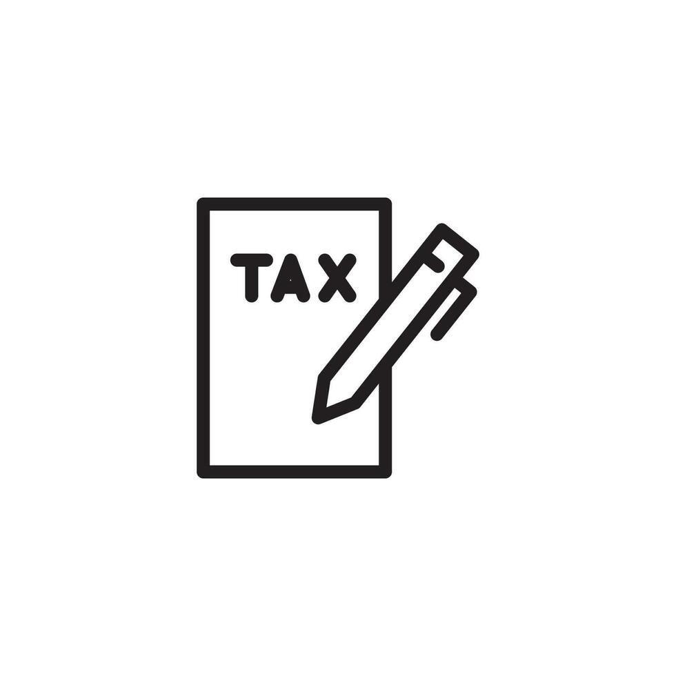 tax agreement vector icon