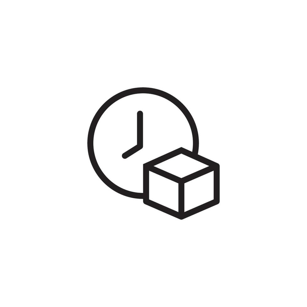 delivery of online shopping orders icon vector