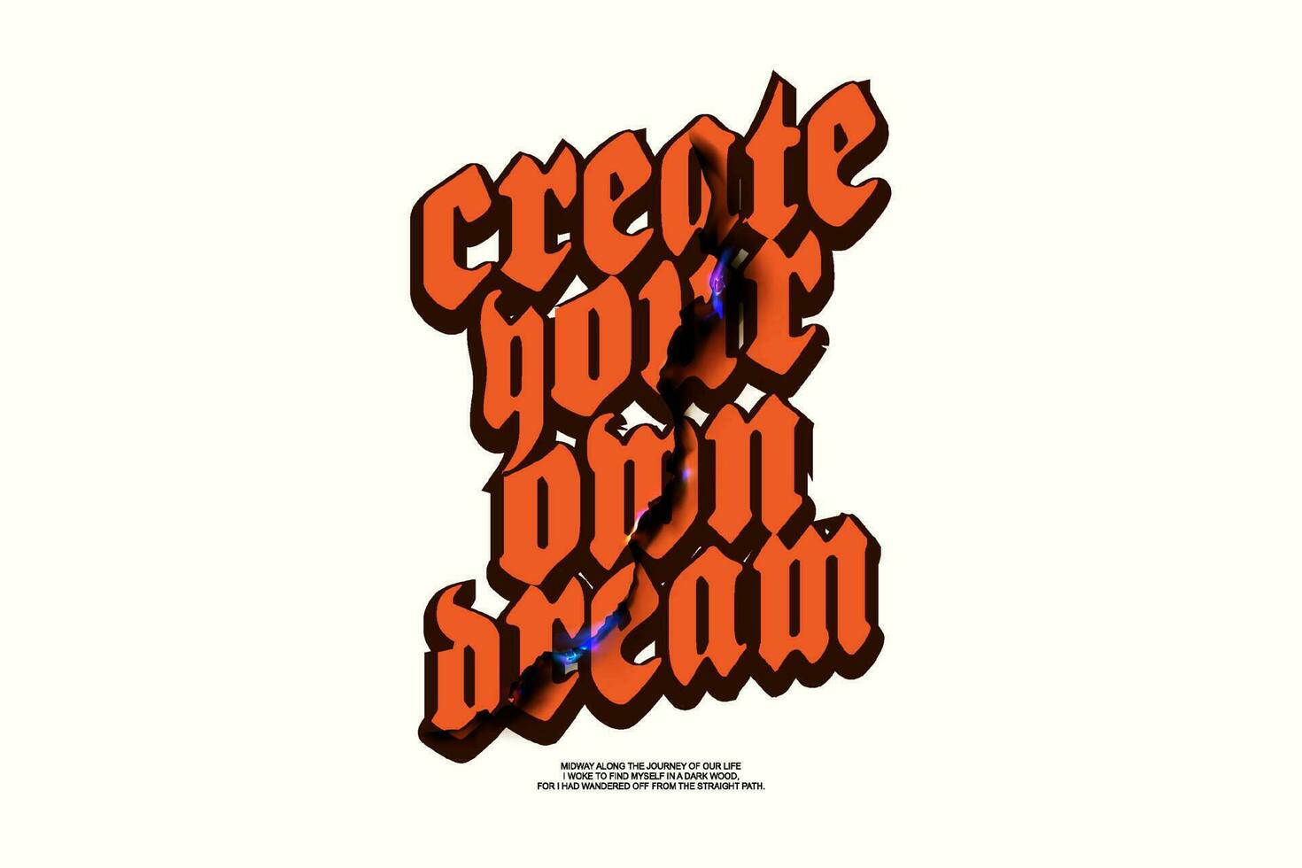 typography Streetwear Graphic Design ideas customize templates vector