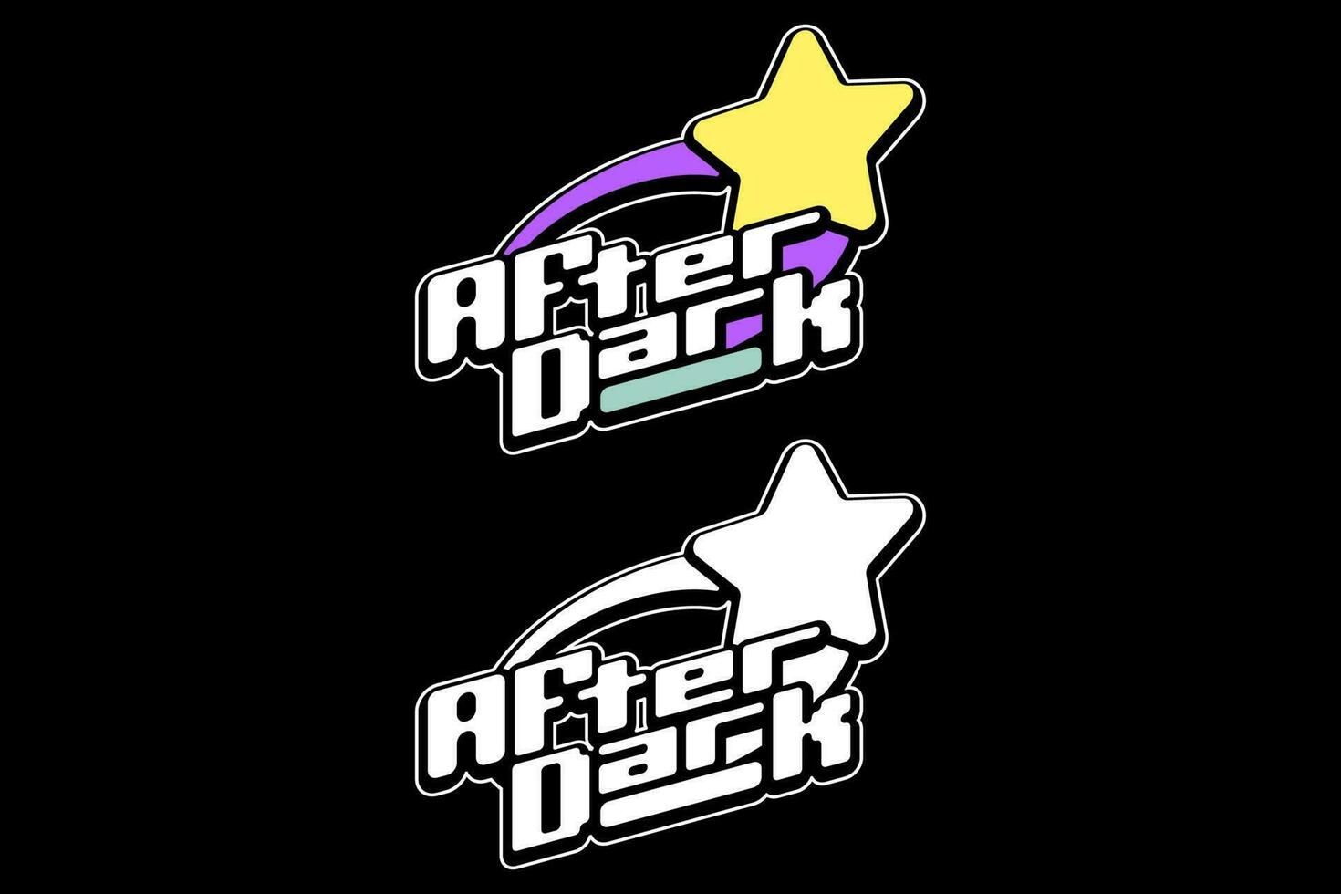 Y2k retro streetwear Graphic Design vector