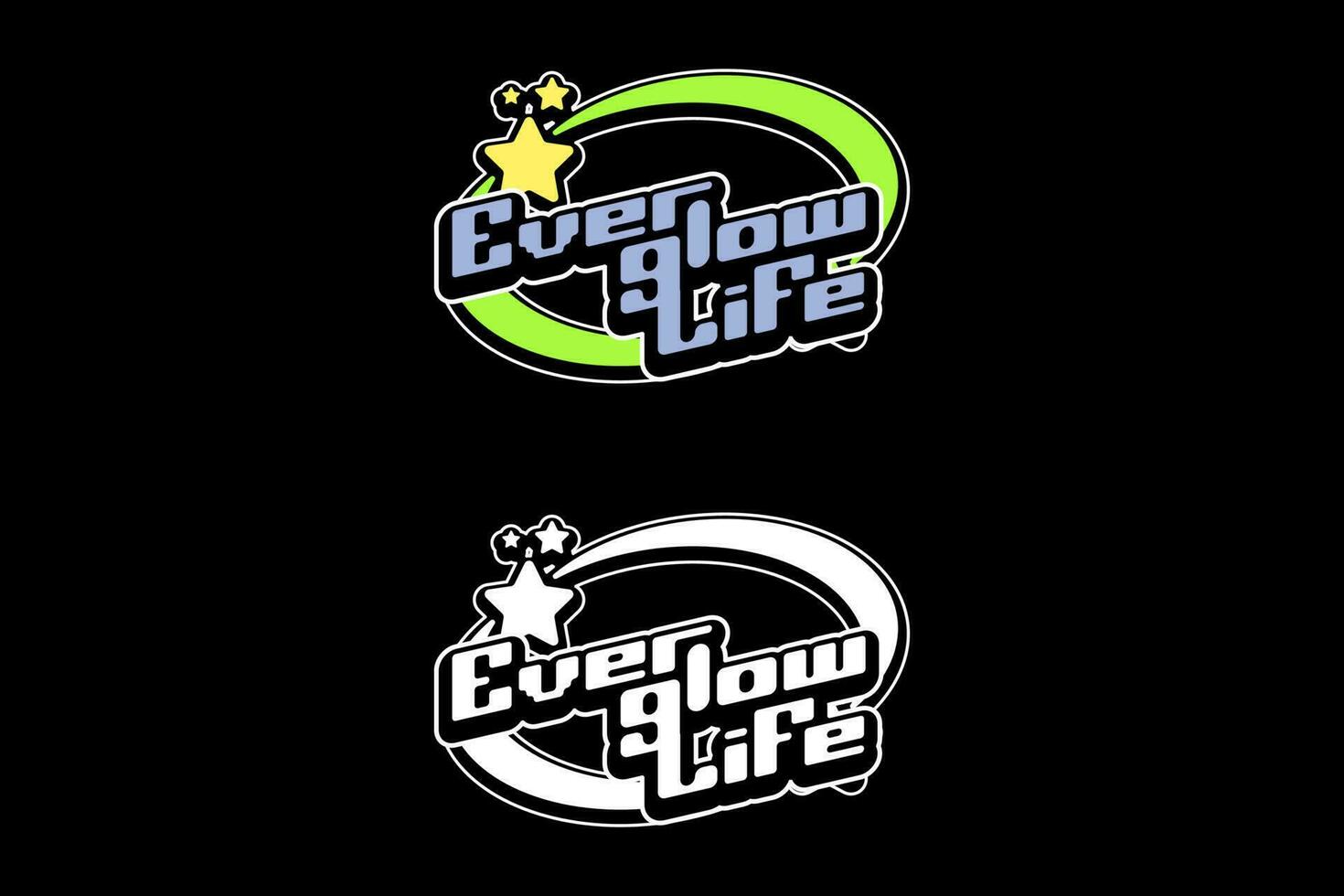 Y2k retro streetwear Graphic Design vector