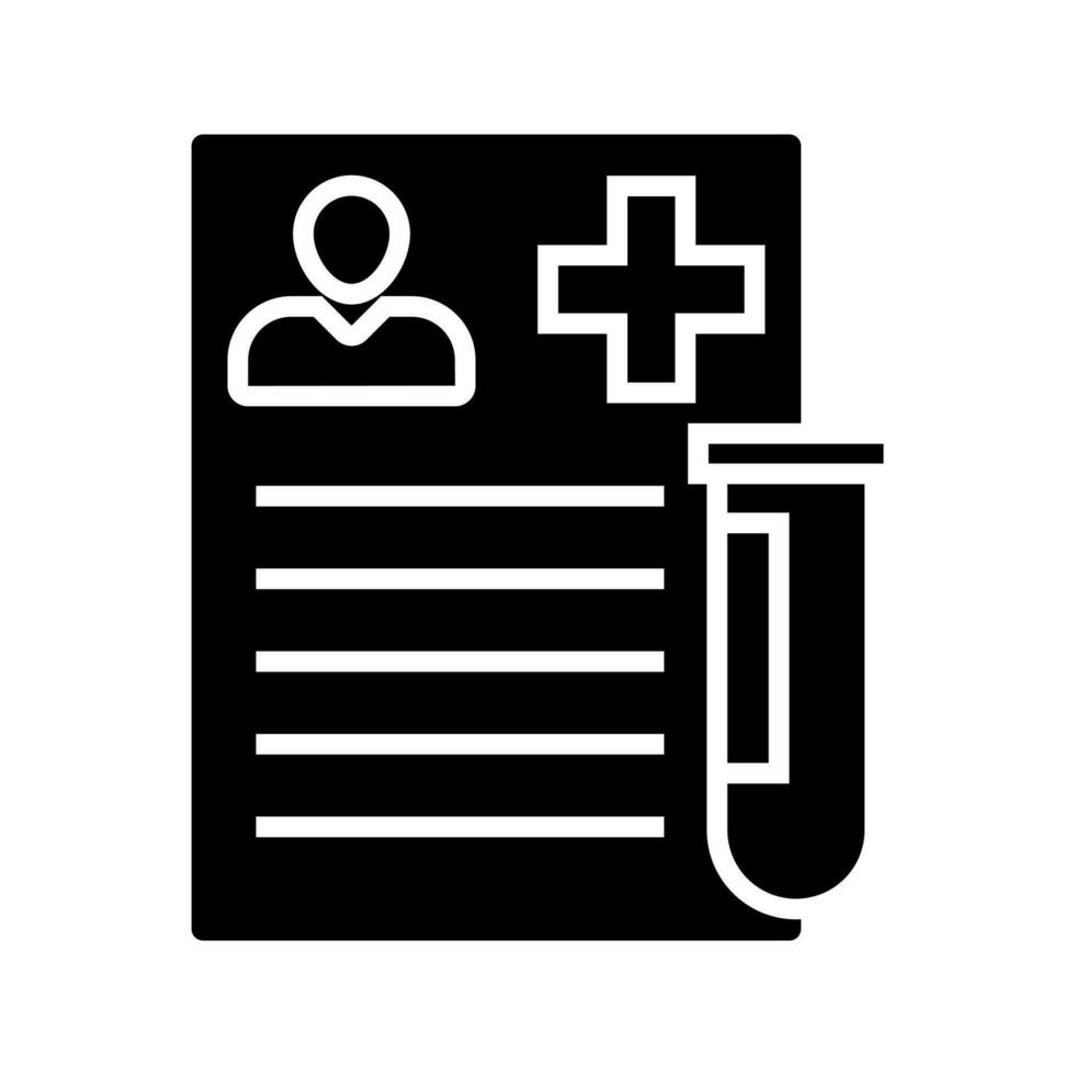 medical check up document icon vector