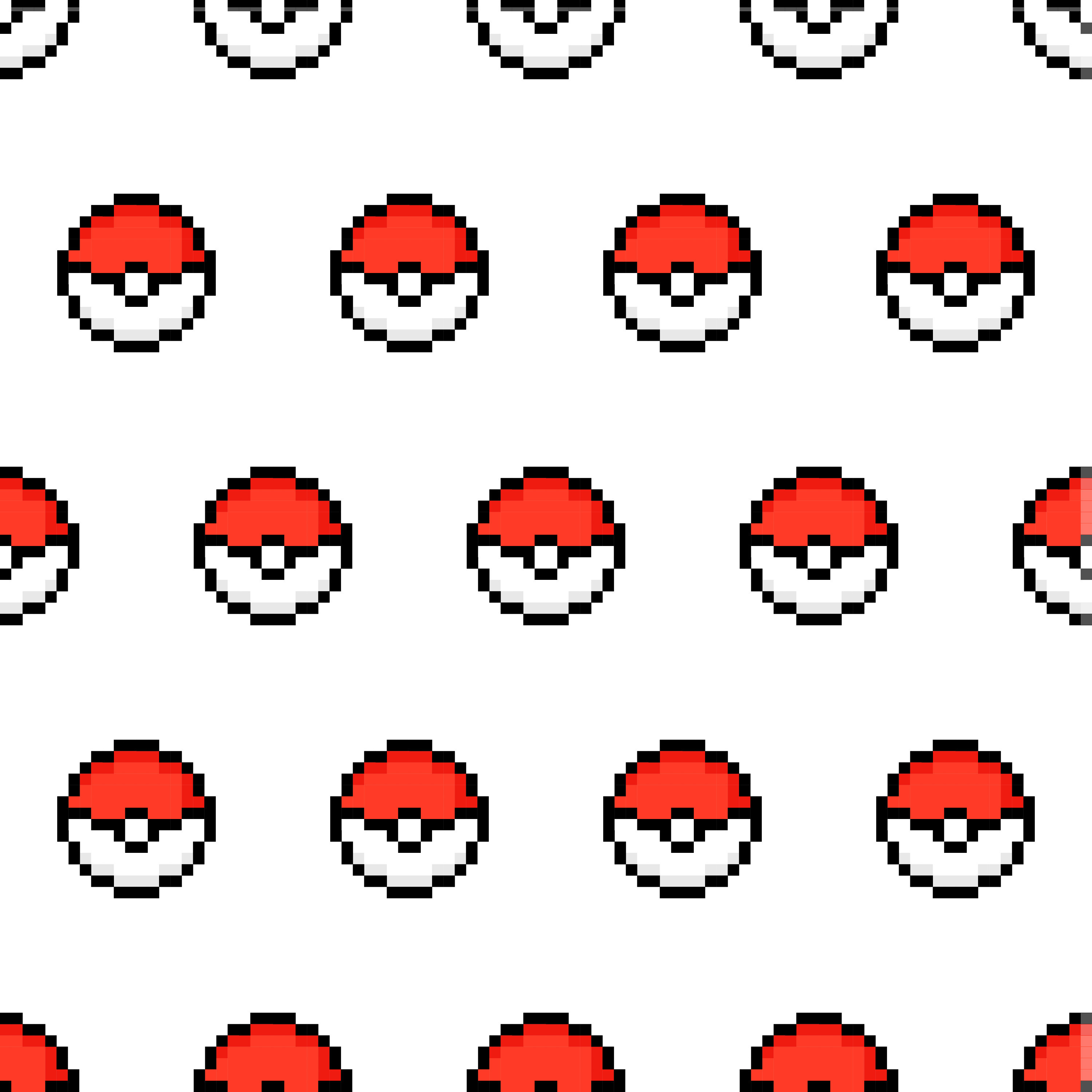 Pokeballs contest pixel art