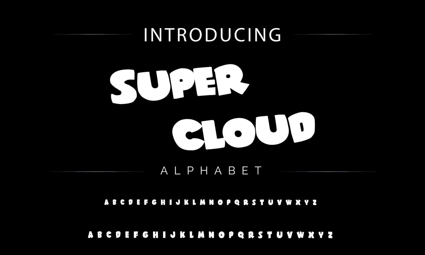 Vector Illustration Playful Handmade Typography. Font For Kids And Games