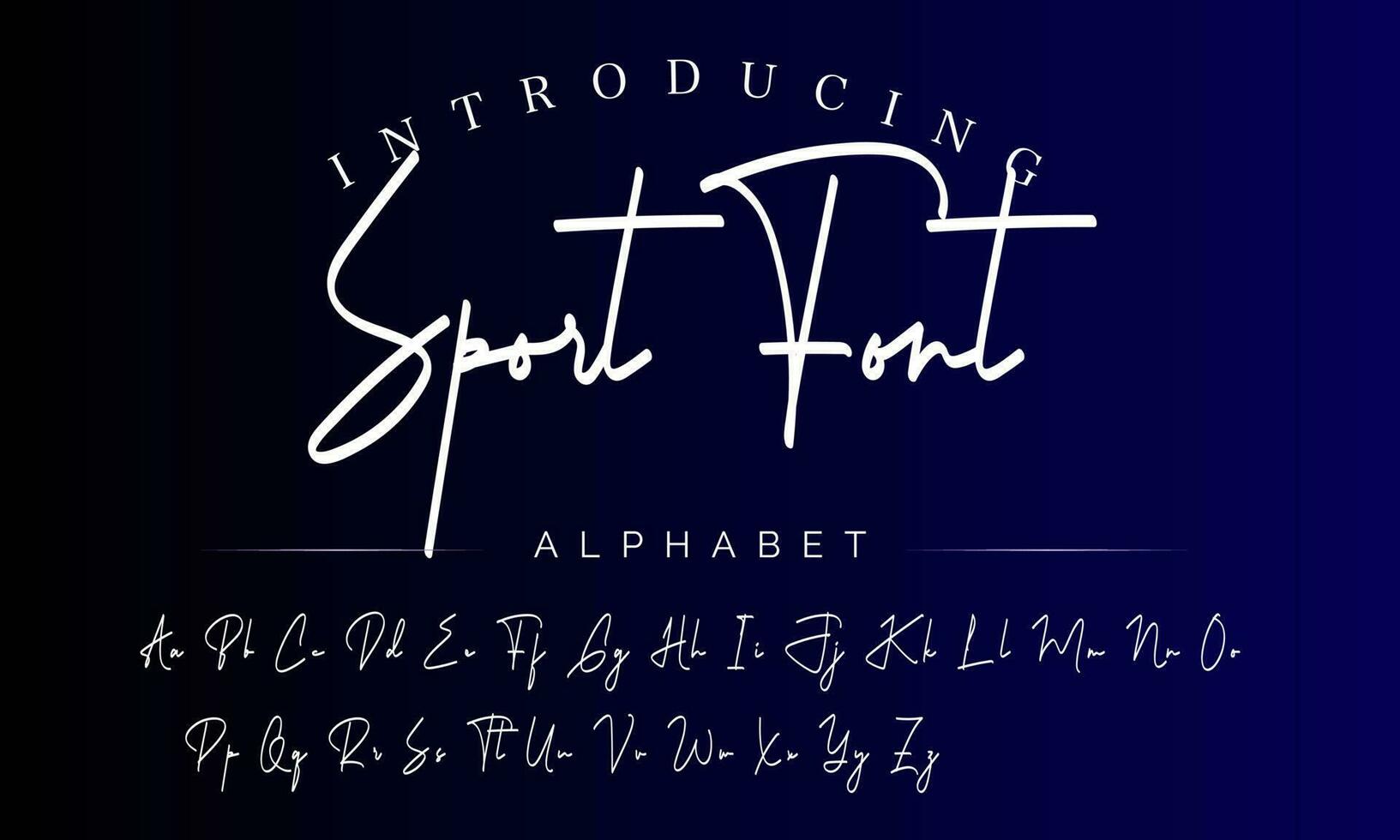 Signature Font Calligraphy Logotype Script Brush Font Type Font lettering handwritten vector