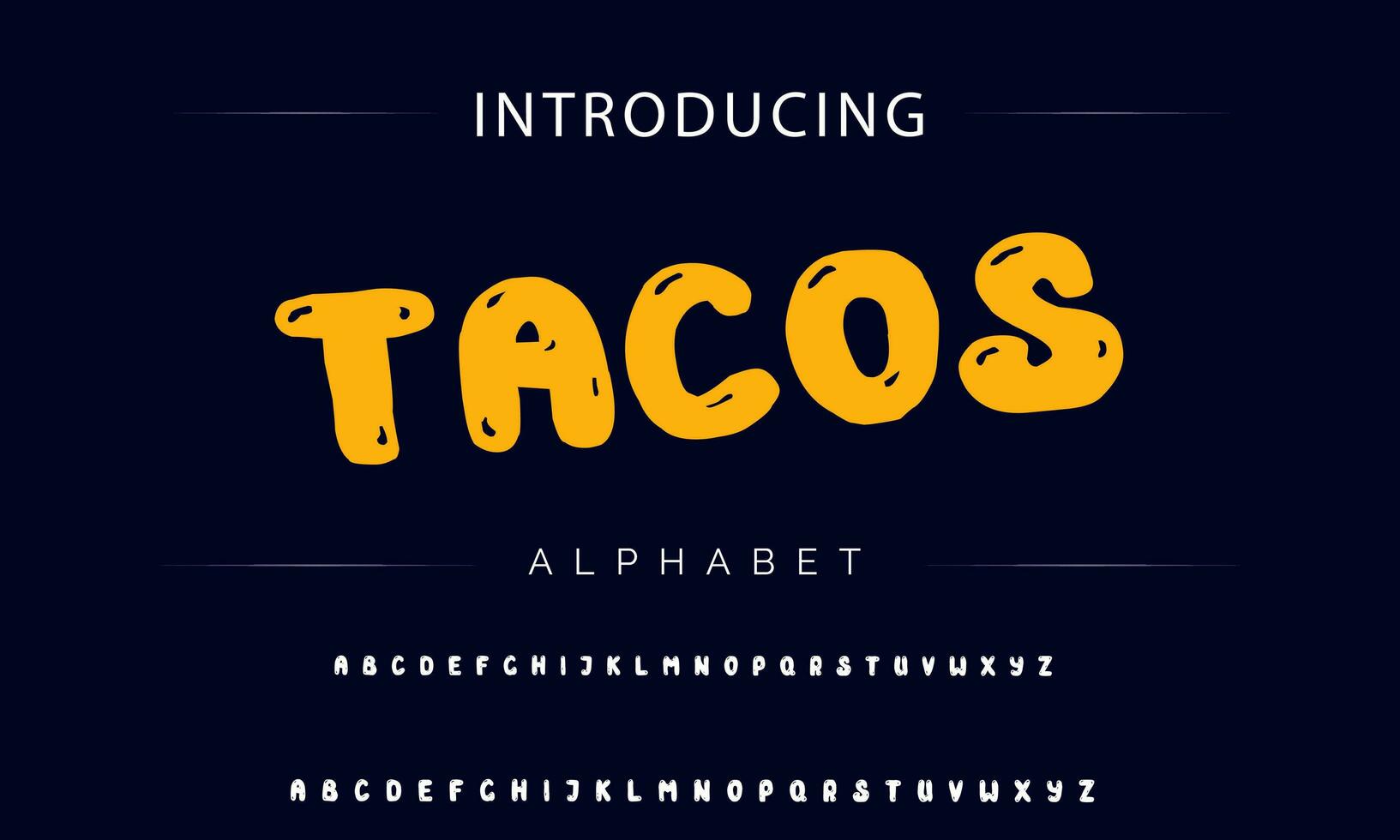Colorful stylized font and alphabet vector