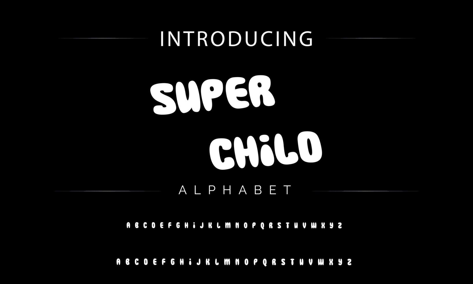 Vector Illustration Playful Handmade Typography. Font For Kids And Games