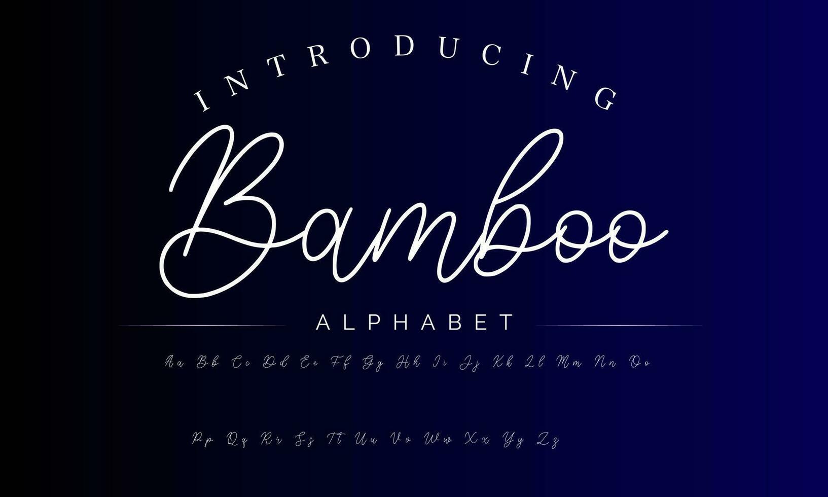 Signature Font Calligraphy Logotype Script Brush Font Type Font lettering handwritten vector