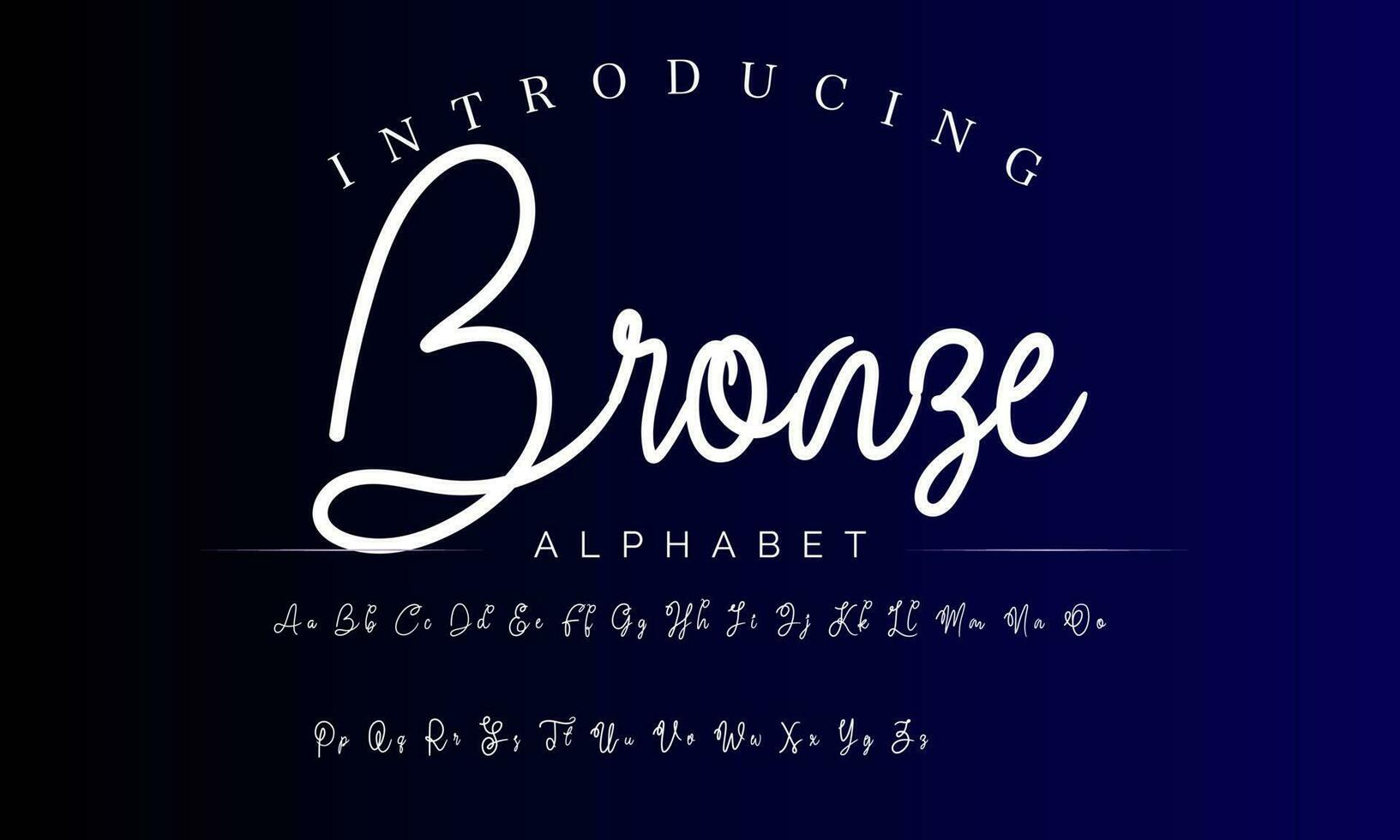 Signature Font Calligraphy Logotype Script Brush Font Type Font lettering handwritten vector