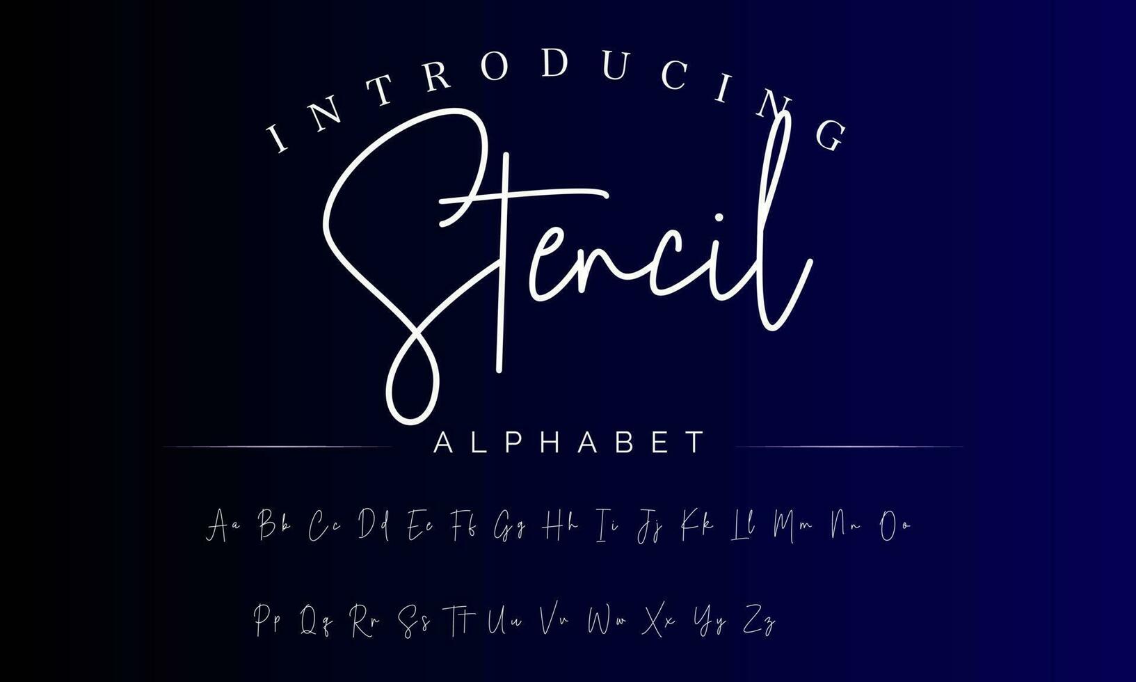 Signature Font Calligraphy Logotype Script Brush Font Type Font lettering handwritten vector