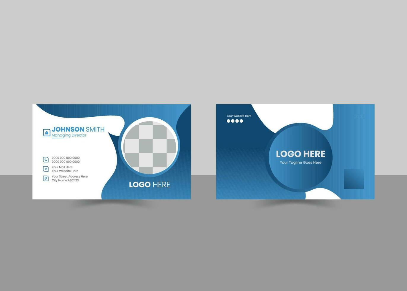 Professional Modern Business Card Template vector