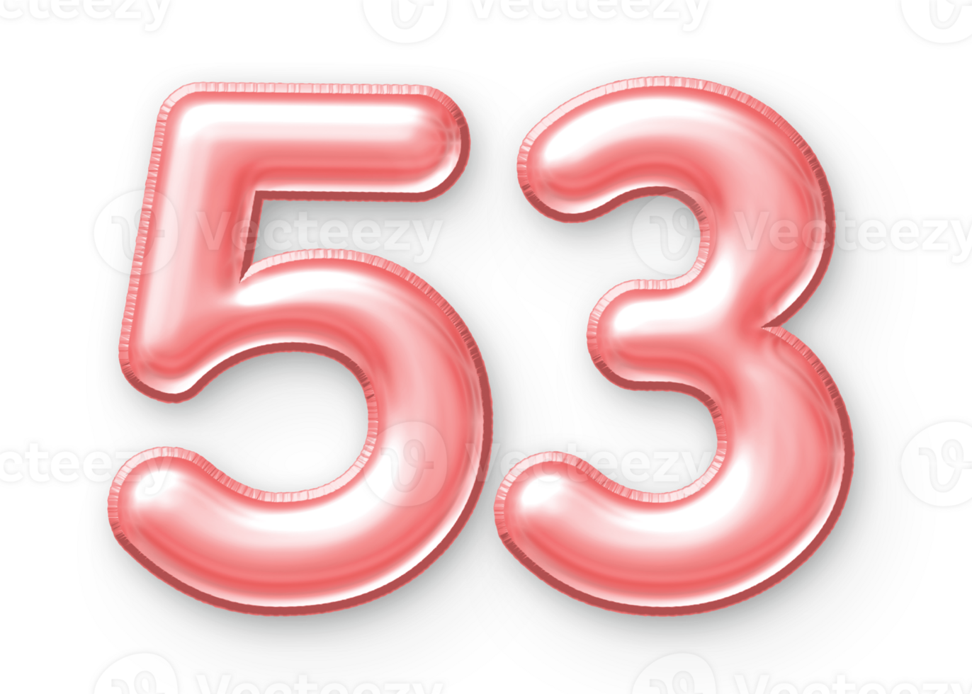 53 Number Balloon Pink 24652219 PNG 53-number-balloon-pink-24652219-png