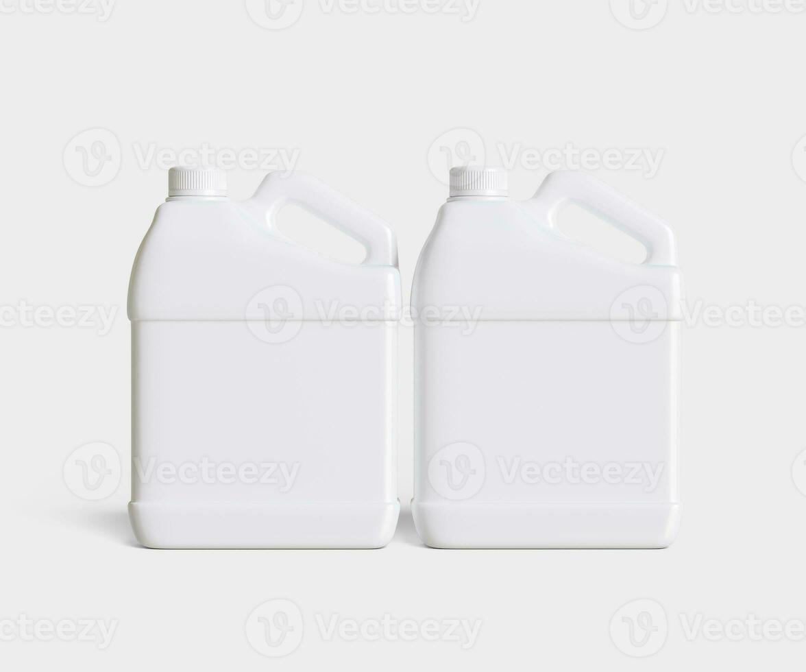 Container jerry can white color photo