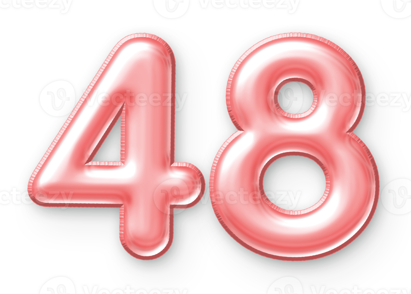 48 Number Balloon Pink 24652364 PNG 48-number-balloon-pink-24652364-png