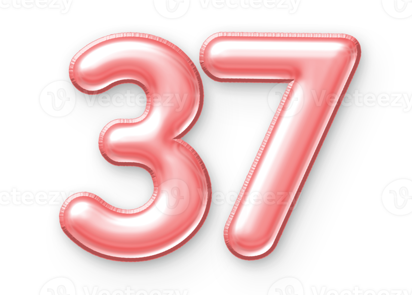 37 Number Balloon Pink 24652368 PNG 37-number-balloon-pink-24652368-png