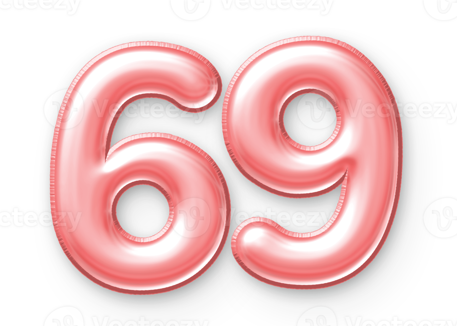 69 Number Balloon Pink 24652409 PNG what-does-69-mean-youtube