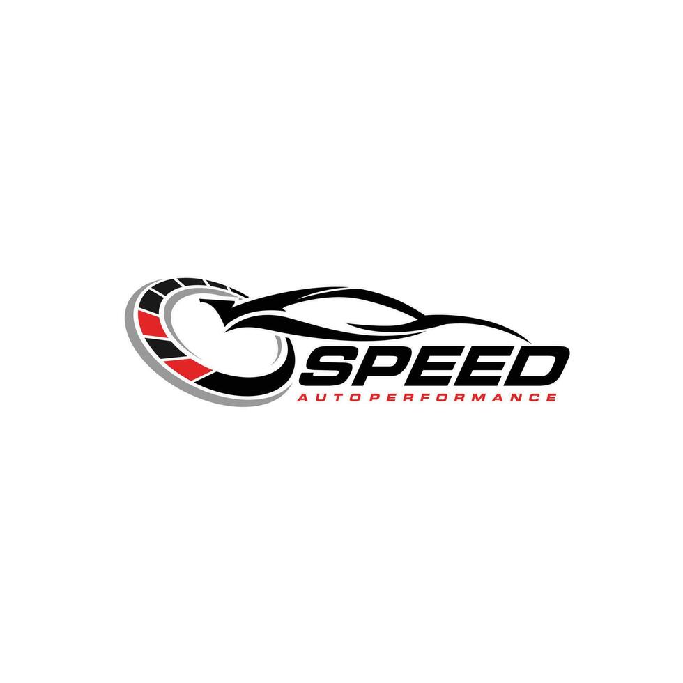 vector auto velocidad coche logo diseño